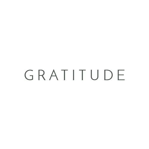 Gratitude