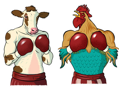 Cow vs Chicken