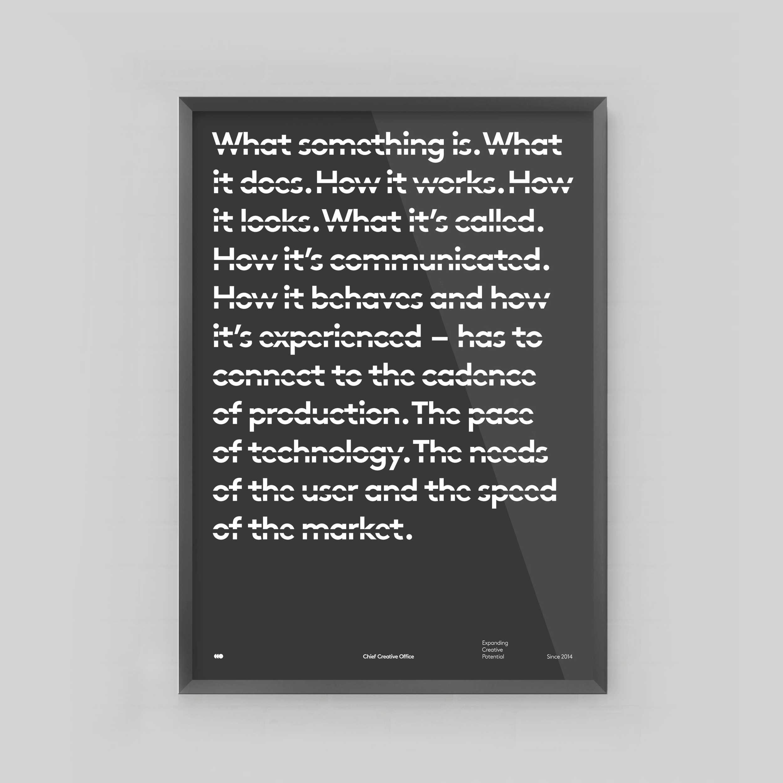 The Insight In a user defined world marketing isn’t just about broadcasting messages, or about standing out. It’s about understanding the nature of the market, closing a gap in the user experience and about fitting in. Companies who use both product and marketing to fill this gap are spending money efficiently and tend to be the most successful.