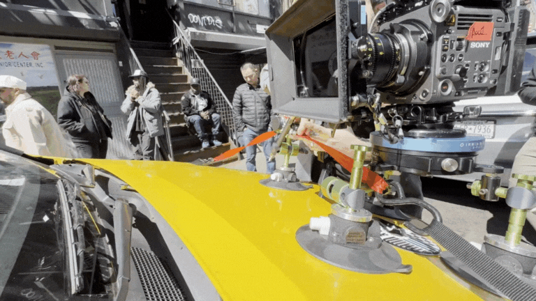 I mounted my $25000 Sony Burano to an NYC Taxi Cab