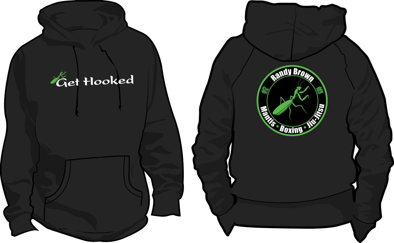 Get Hooked - Mantis Hoodies