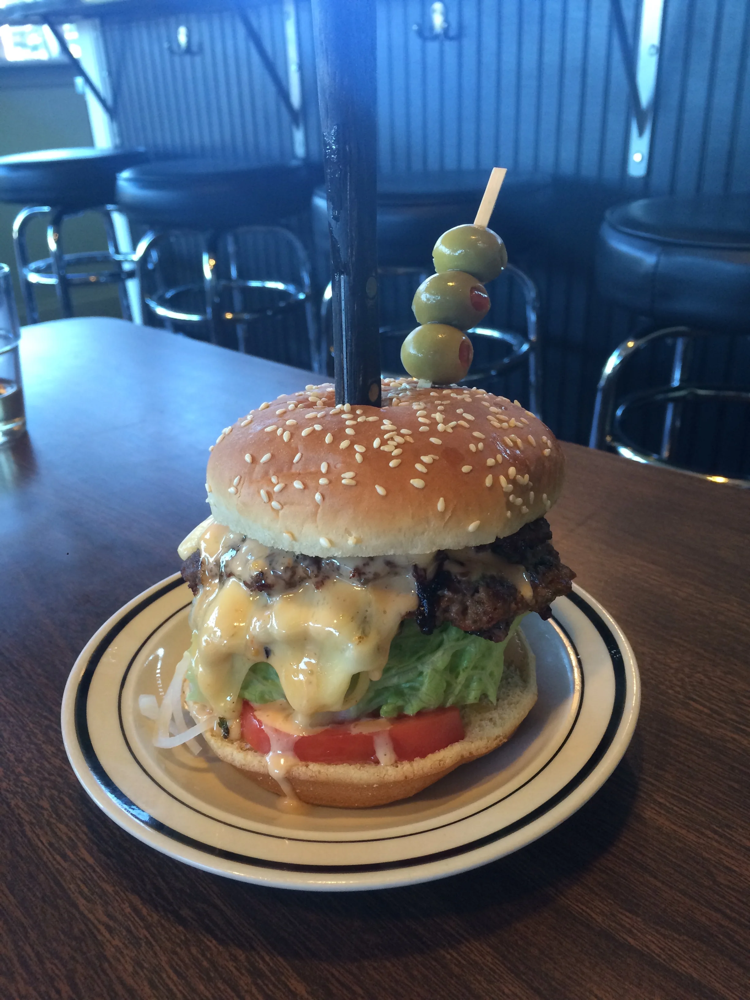 My burger at Preserve