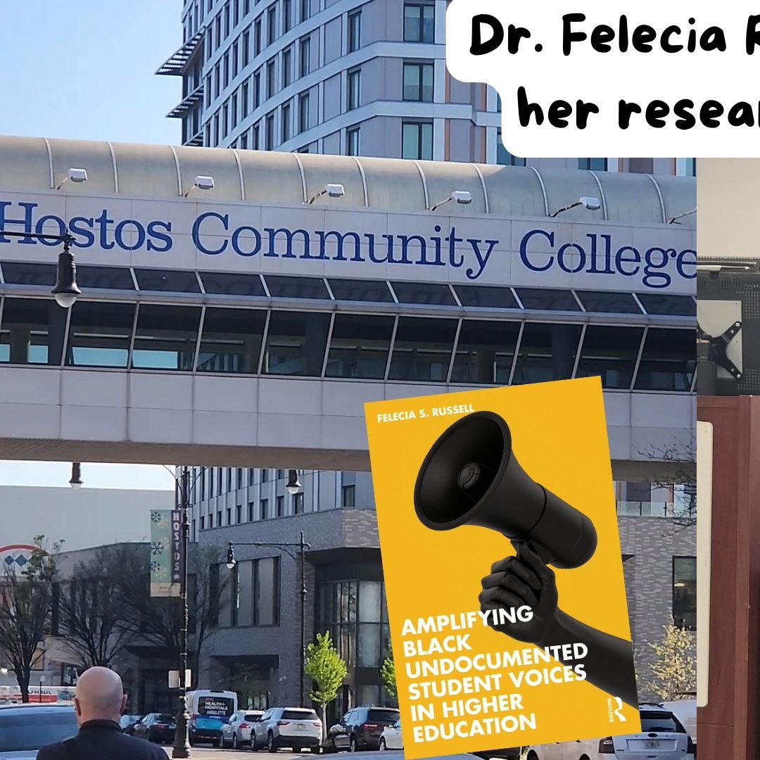 ✨️Book talk Event 2 at Hostos Community College ✨️

 Dr. Felecia Russell wrote &quot;Amplifying Black Undocumented Student Voices In Higher Education&quot; 📖 as a call to action for all of us doing immigrant justice work. To center and amplify Black
