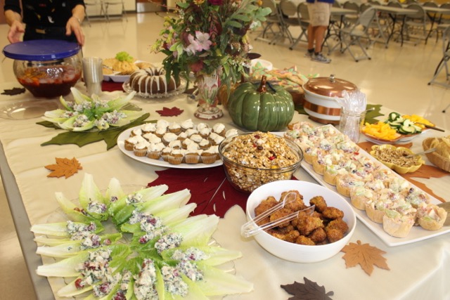   Host Committee provided Fall Foods and Decoration  