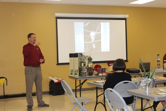   Speaker John Fagala with Wild Birds Unlimited speaking on how to attract birds to your garden.  
