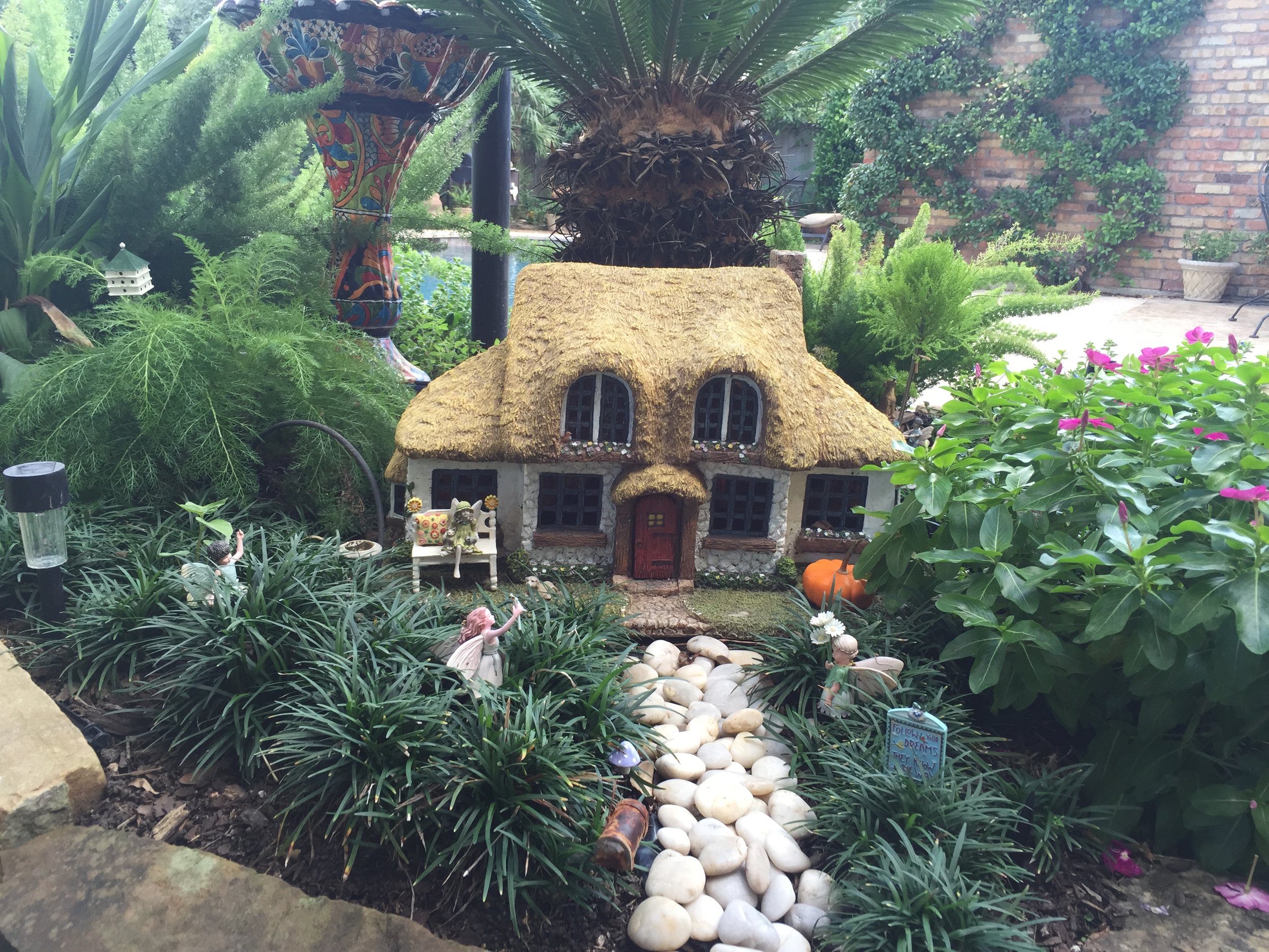"Follow your Dreams....They Know the Way" Fairy Garden
