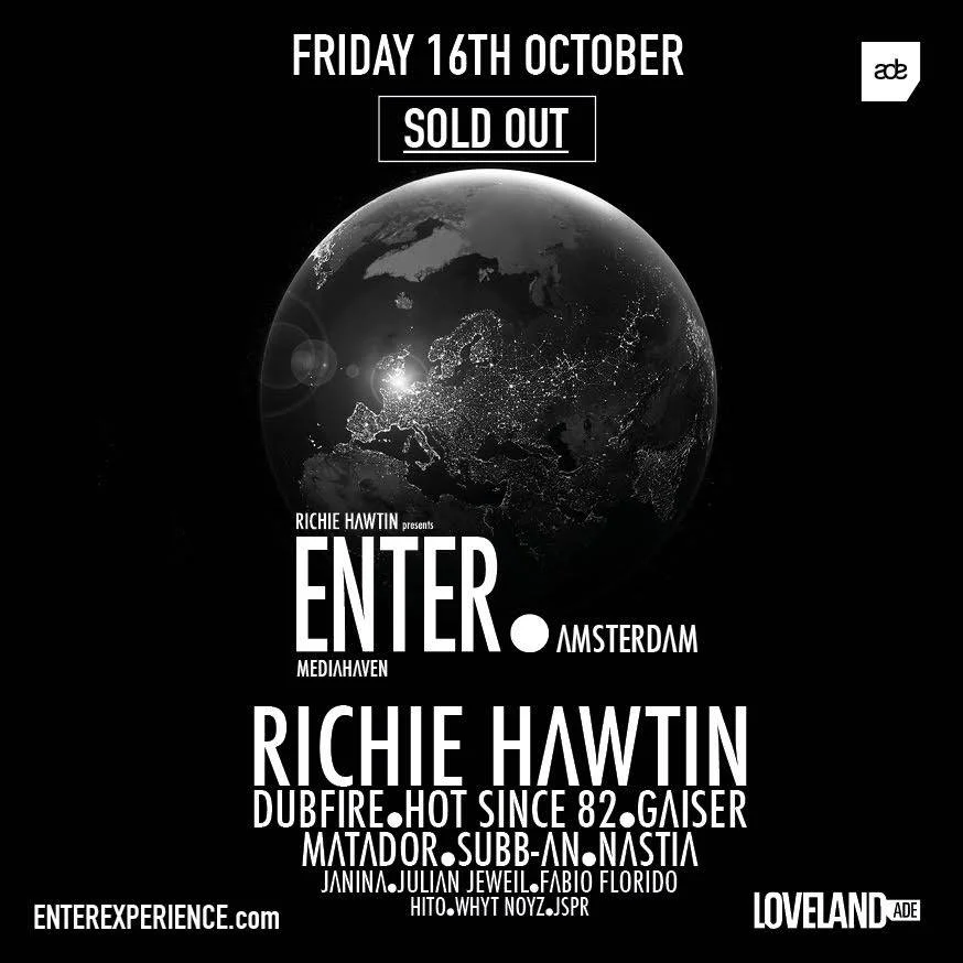 ENTER.Sake @ ENTER.Amsterdam ADE 16-10-15