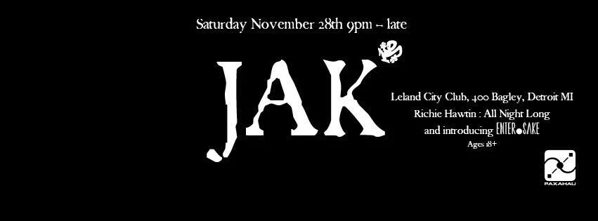 ENTER.Sake at JAK, Detroit 28-11-15