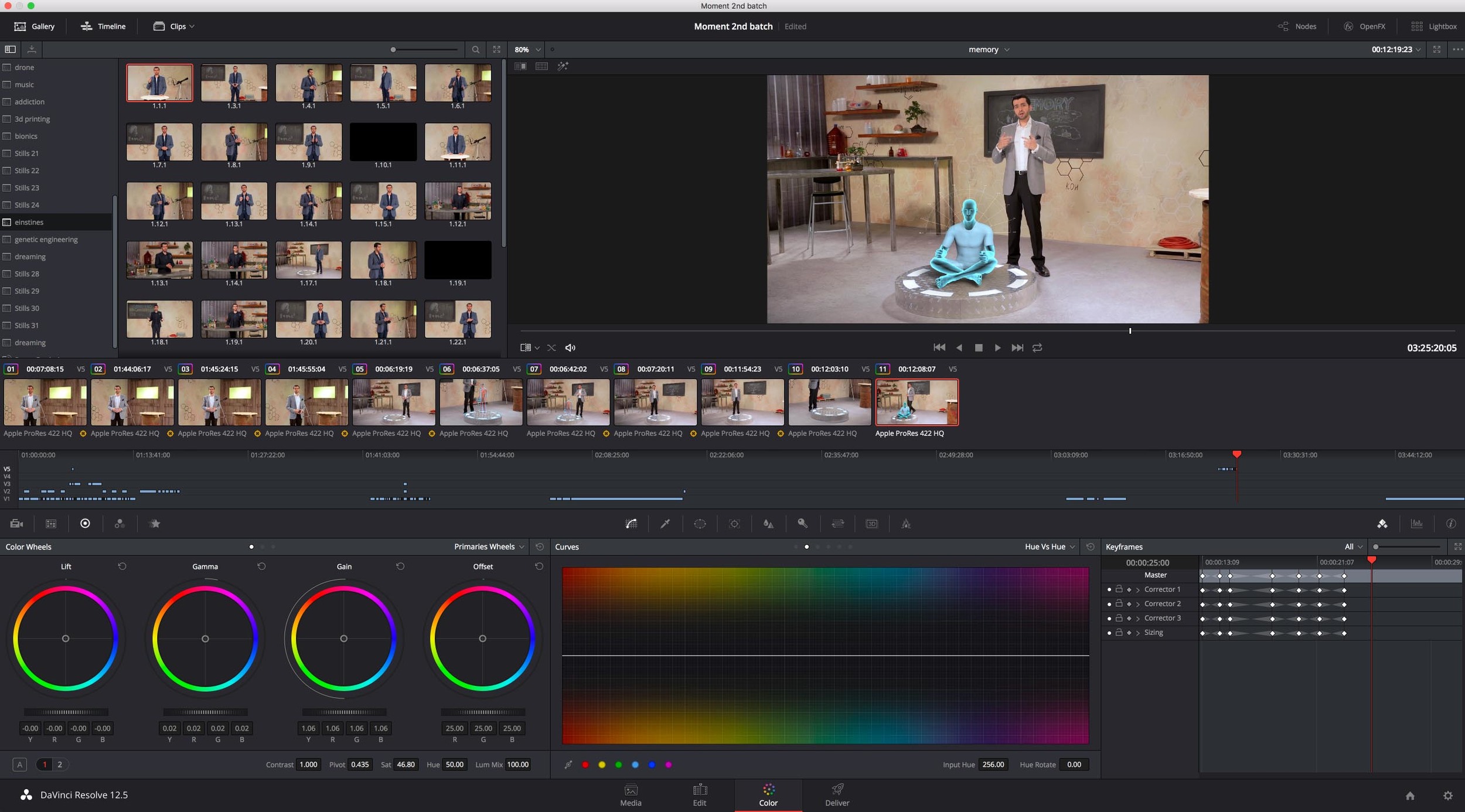Color Grading Lahza TV series in PixelHouse for MBC.