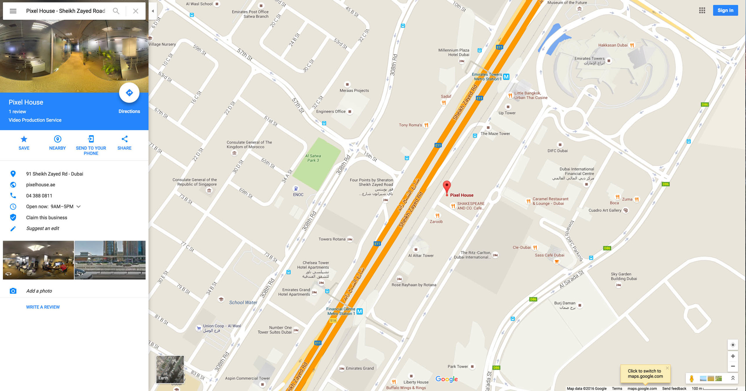 Enhance your presence across google with google business view