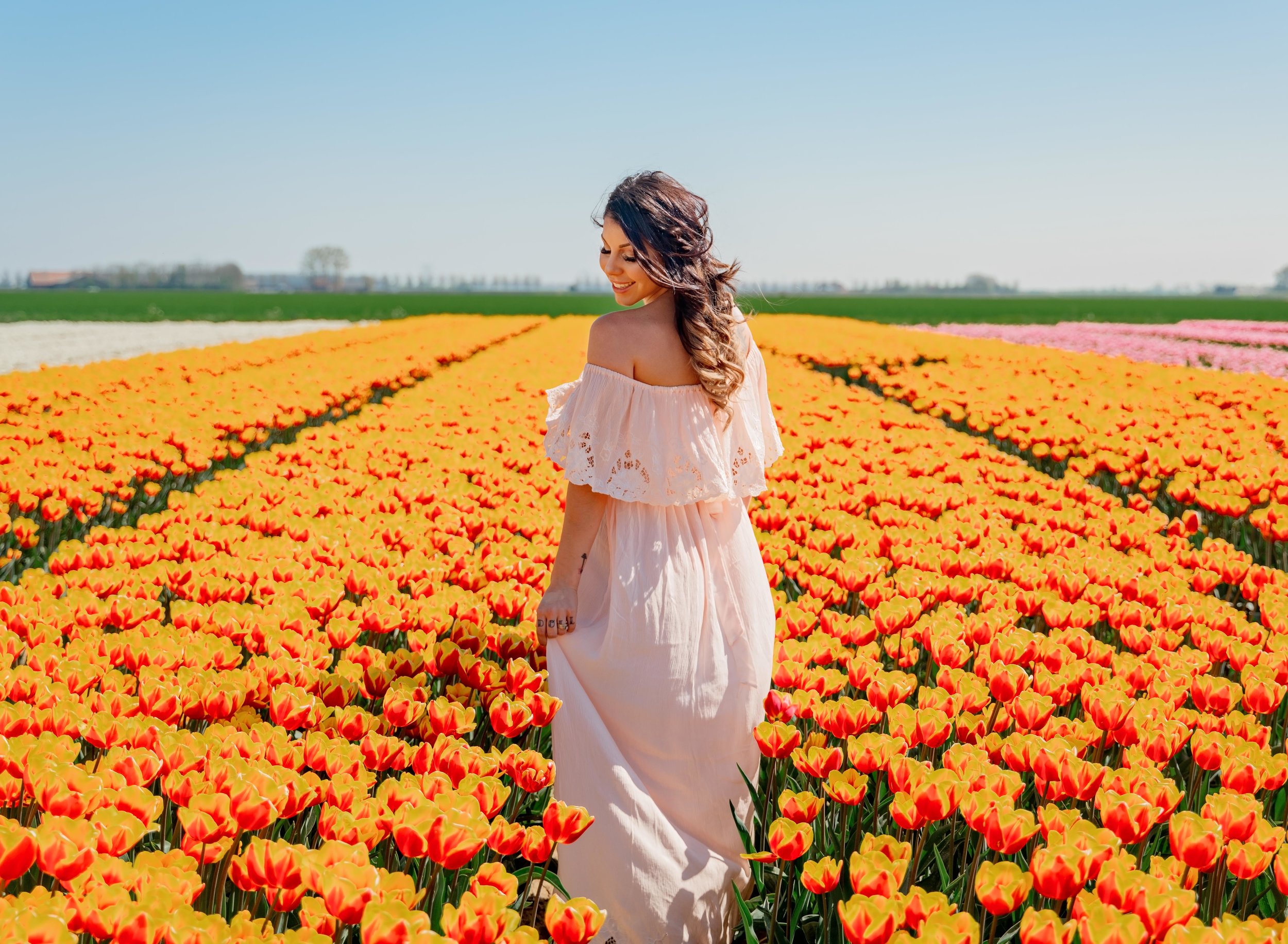  ramstein kmc couple photography in tulip fields in Netherlands 