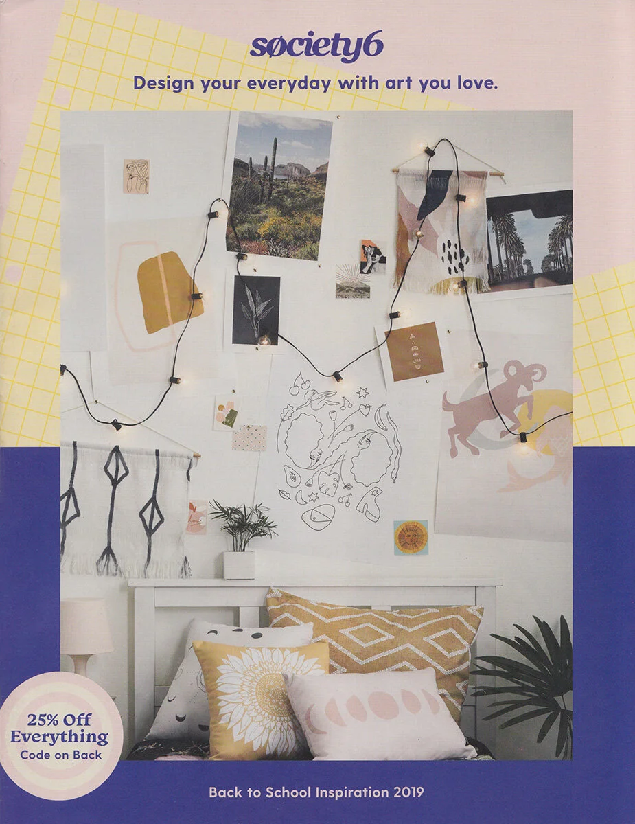 See us featured in the 2019 Back to School Society6 Catalog! — Lyman