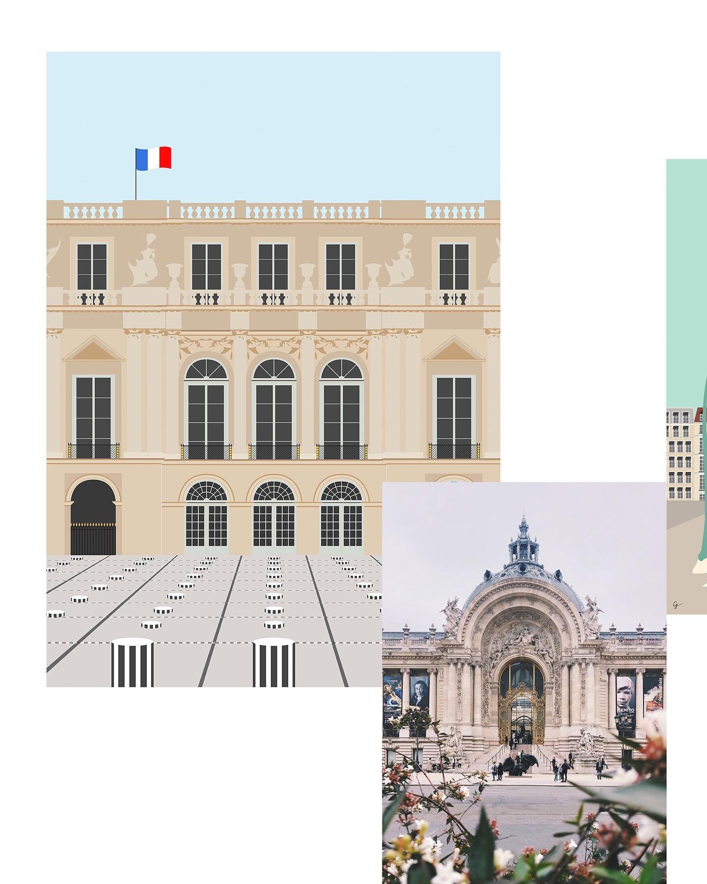 Postcards from Paris, France 🇫🇷 [ in photo and illustration ]