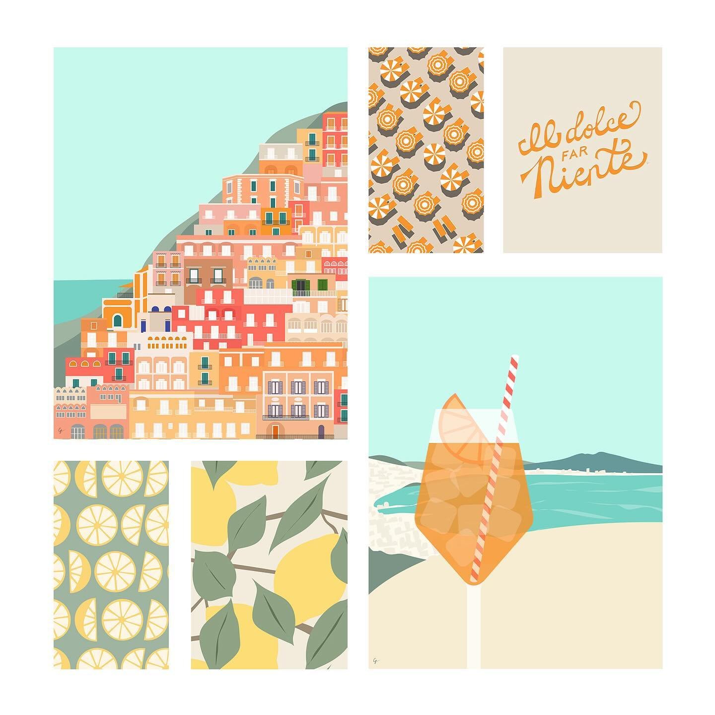 Collections [ On the Coast of Italy 🇮🇹 ] Swipe to see me with the largest 🍋 I&rsquo;ve ever seen in Italy!

#artlicensing #surfacepatterndesign #homedecor