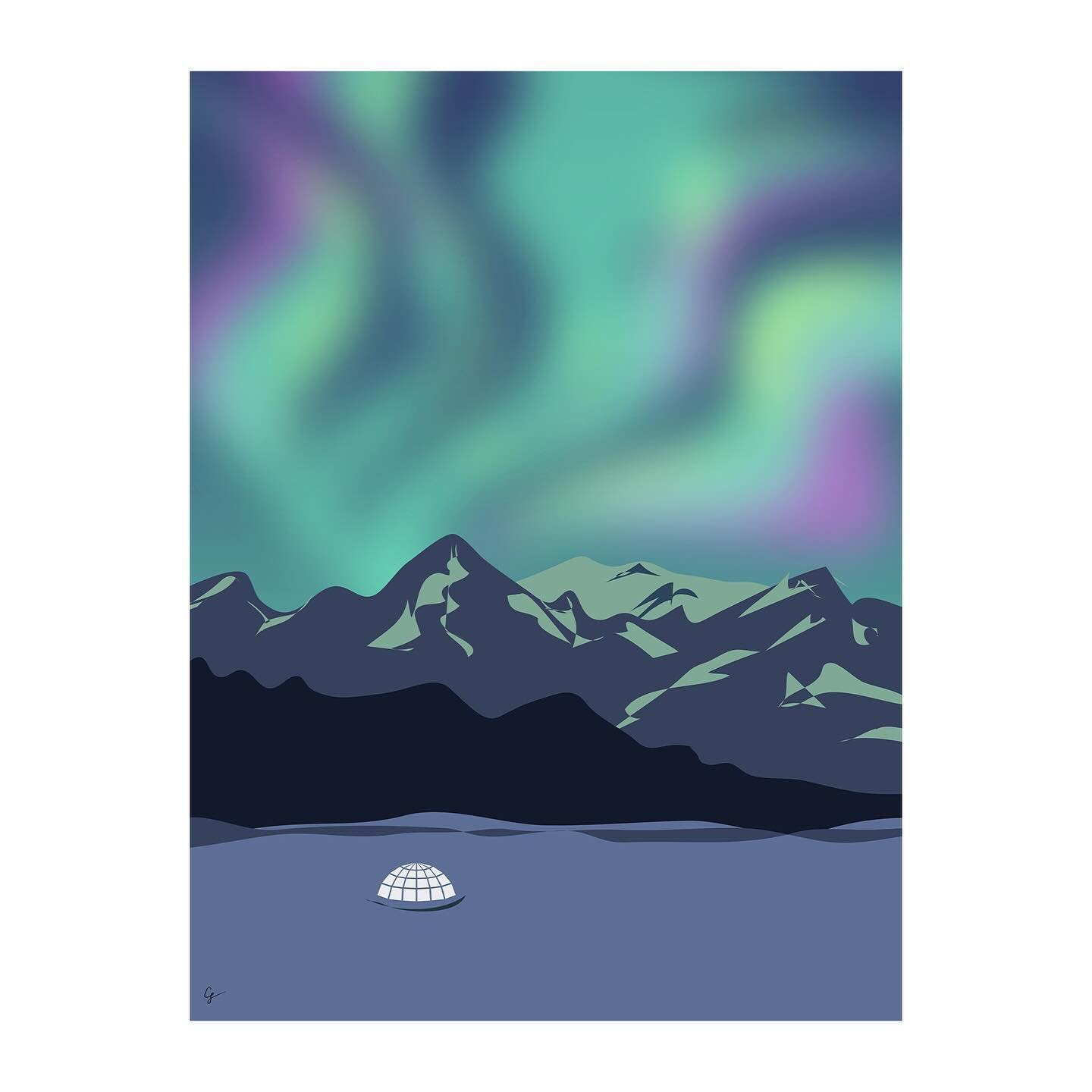 Very jealous of everyone who saw the Northern Lights in their backyards this weekend. I&rsquo;ve always wanted to go stay in one of these glass domes and sleep under the Northern Lights. Coincidentally I was working on this before I even knew what wa