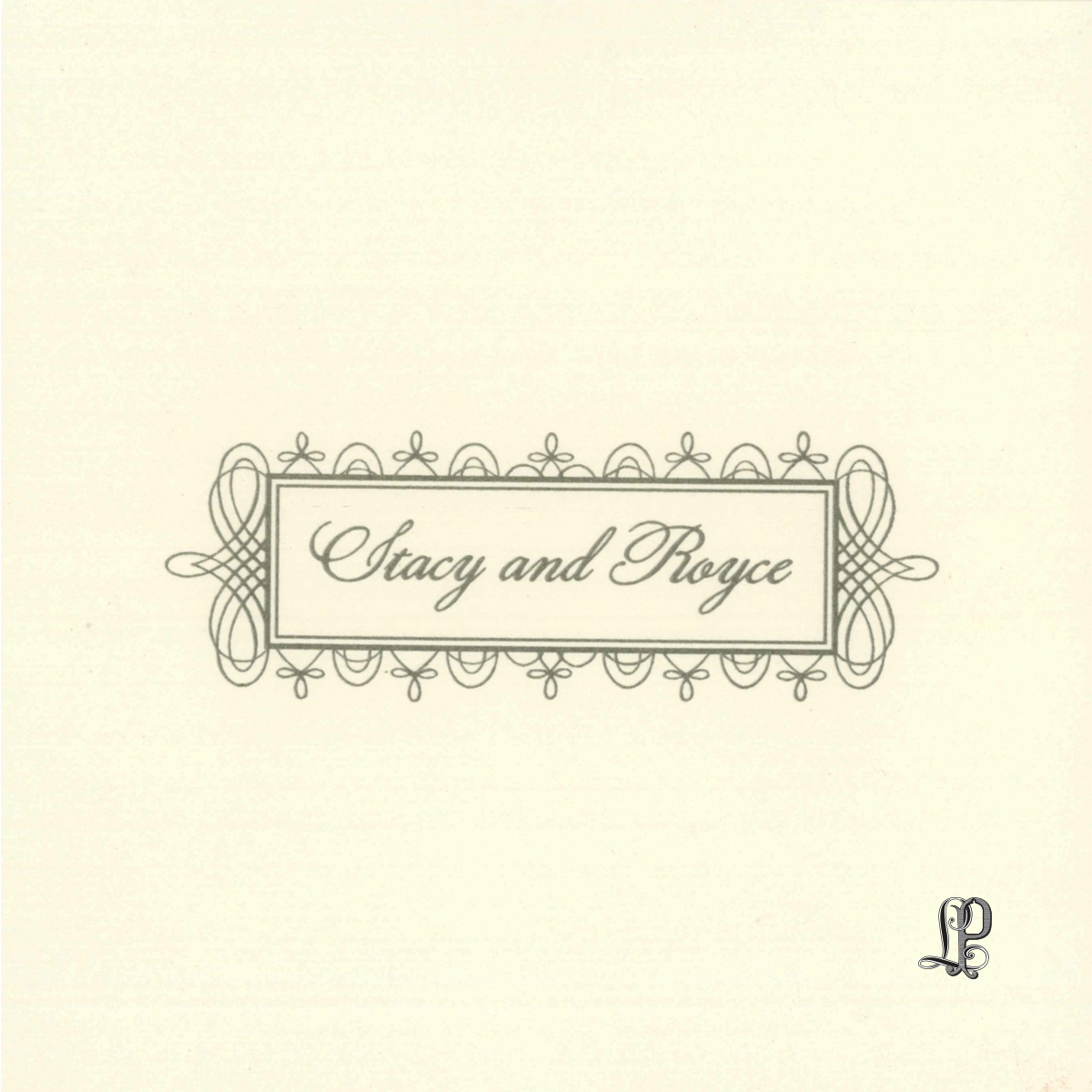 Modern Monogram