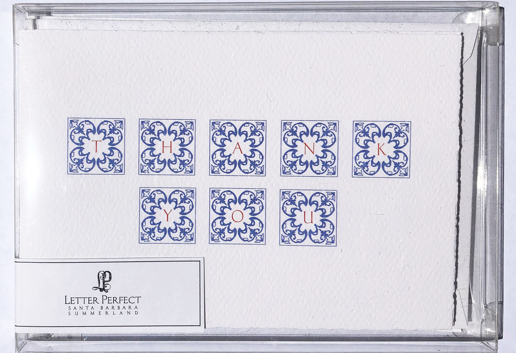 Mediterranean Tile Series Thank You Notes