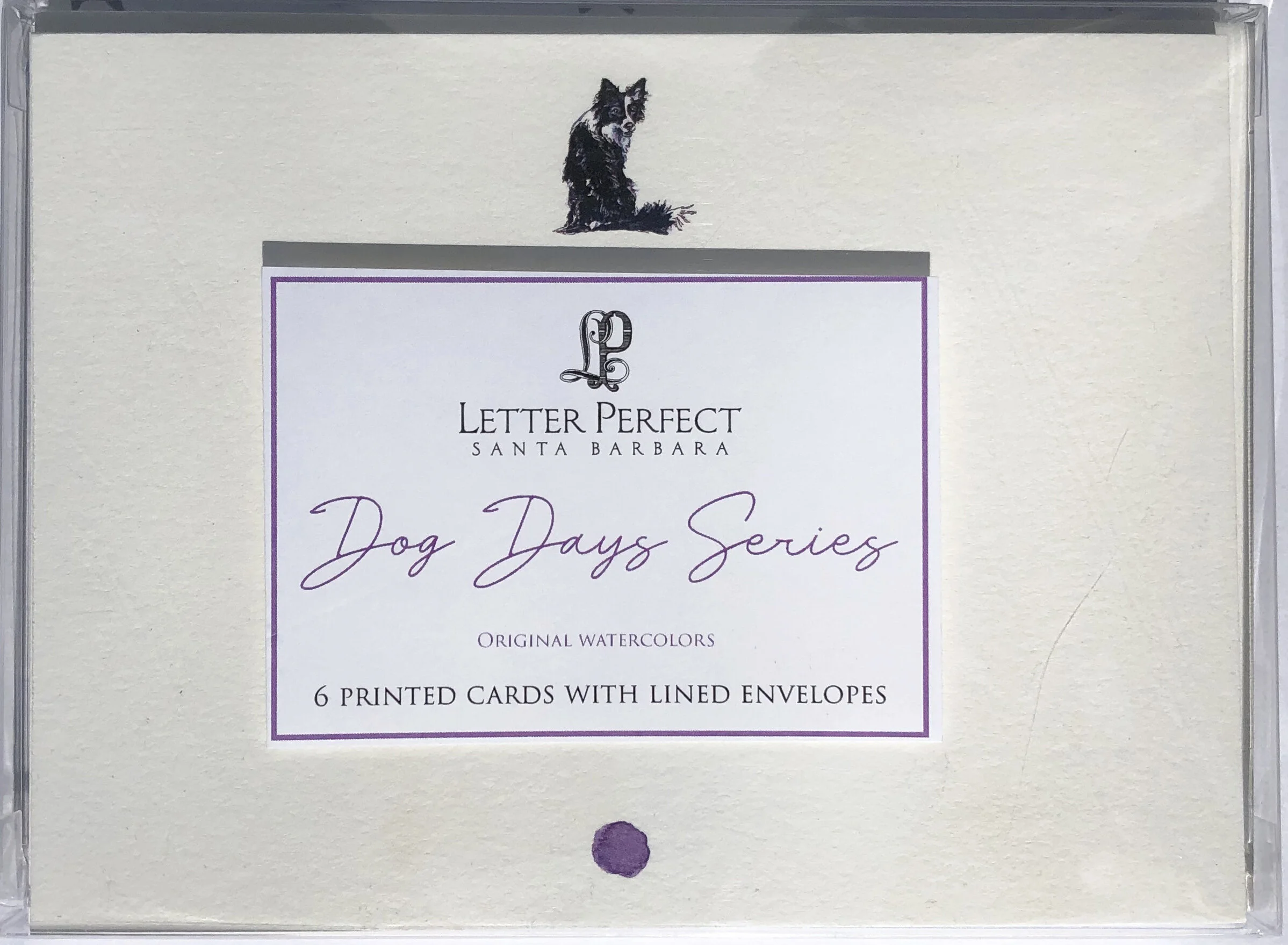 Border Collie Dog Series Note Cards