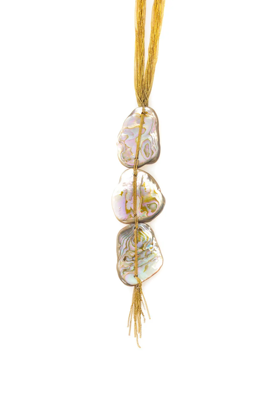 Reversible Abalone Shell Necklace