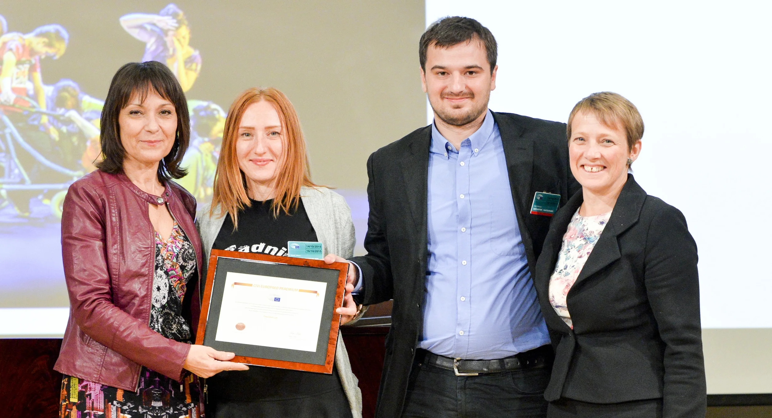 TCFT Accepts the European Citizens Prize