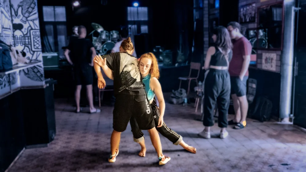 Zoe and George dancing.jpg