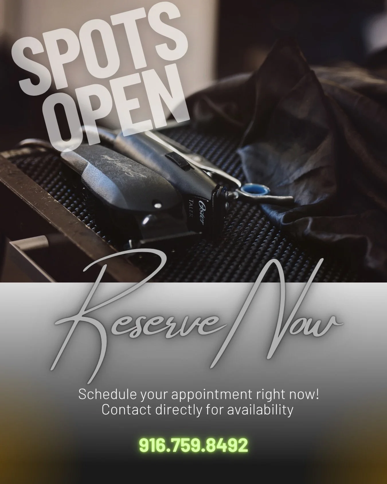 Graduations🎓 and Summer☀️ break is sneaking up on us, make sure to get cleaned up! Message for details 916.759.8492