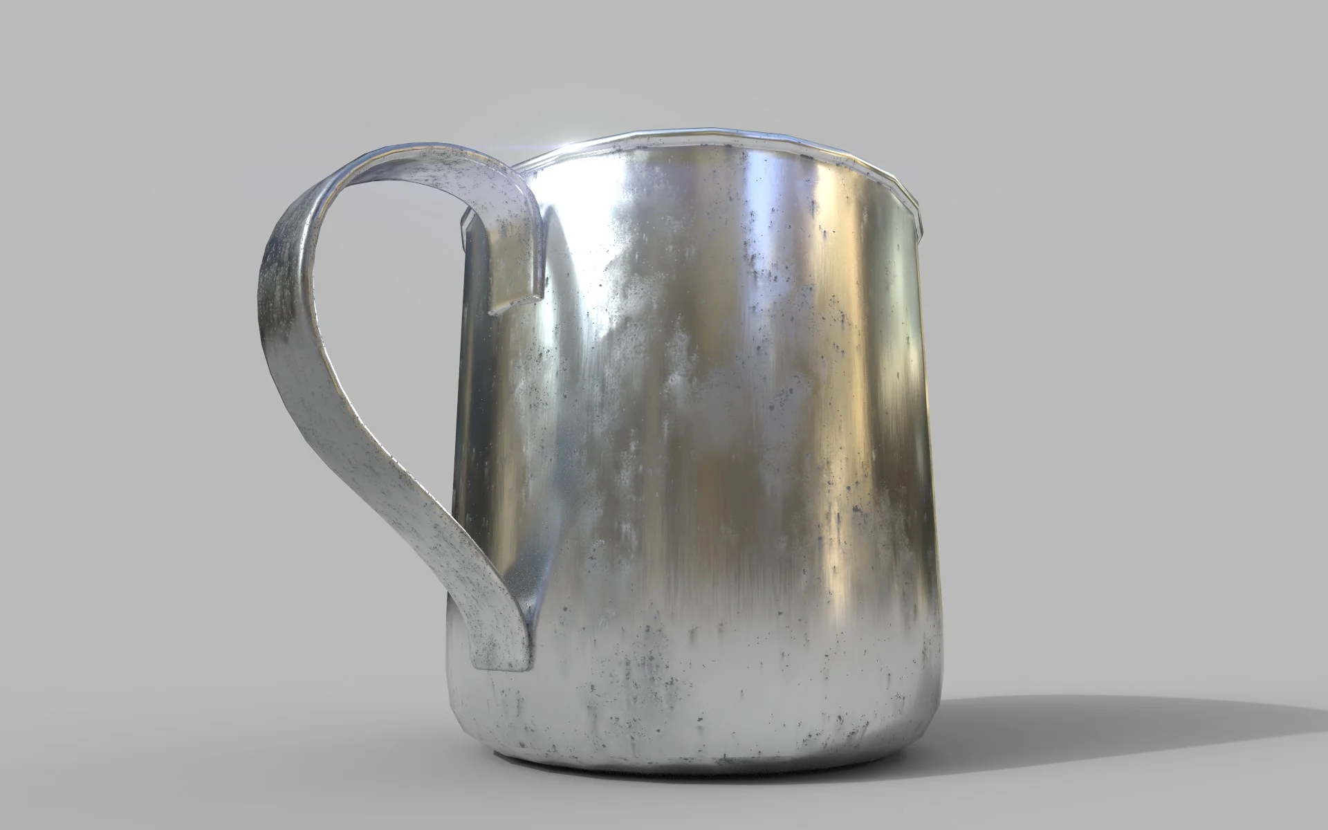 Aged Tin Cup
