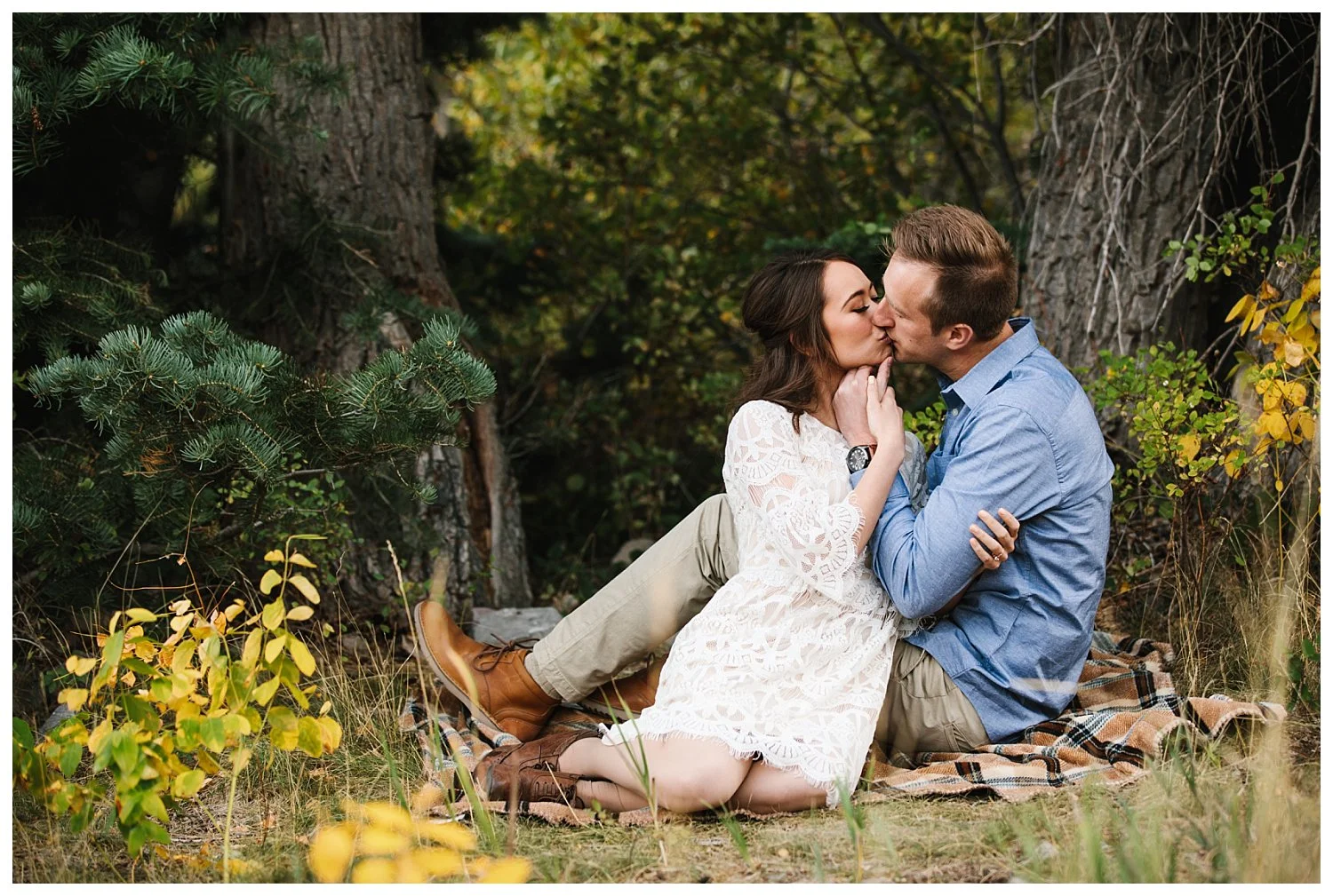 Aspen Grove Utah Fall Engagement Session