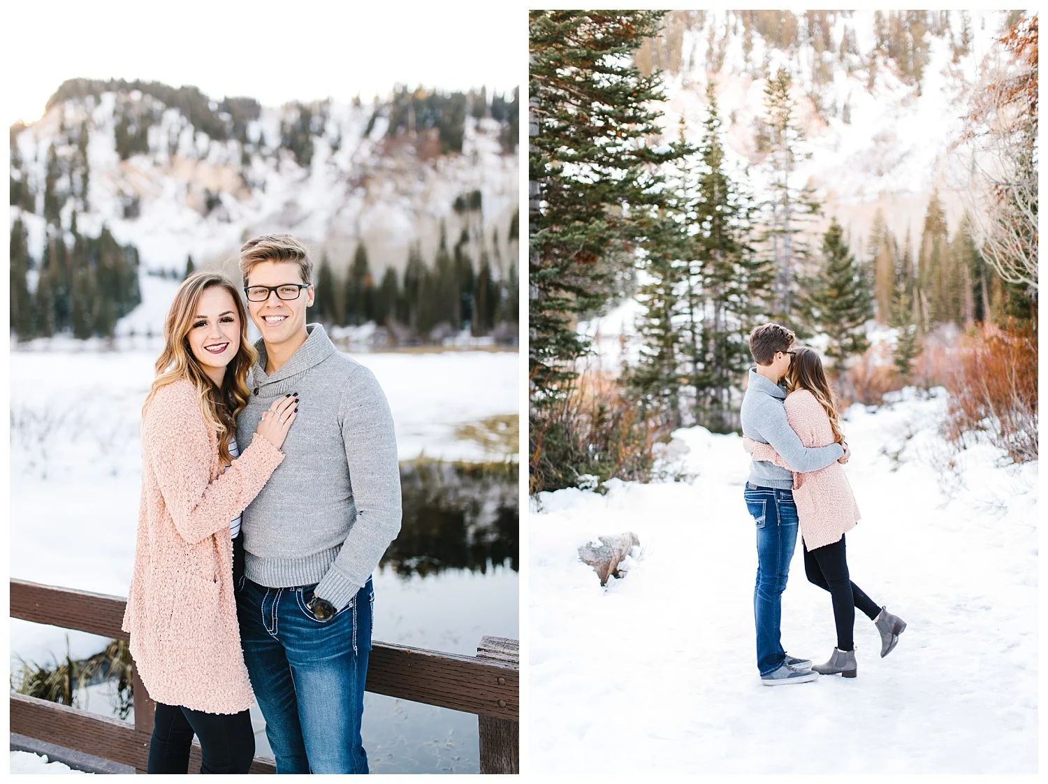 Big Cottonwood Canyon Silver Lake Engagement Session