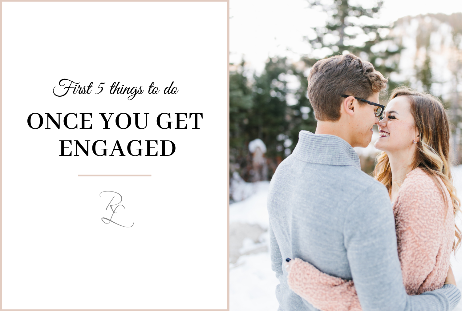 Ever wondered what to do after you get engaged?? I'll walk you through the first 5 things that should be on your to-do list!