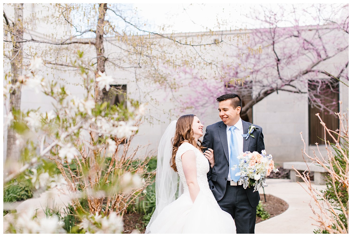 salt lake temple wedding photos