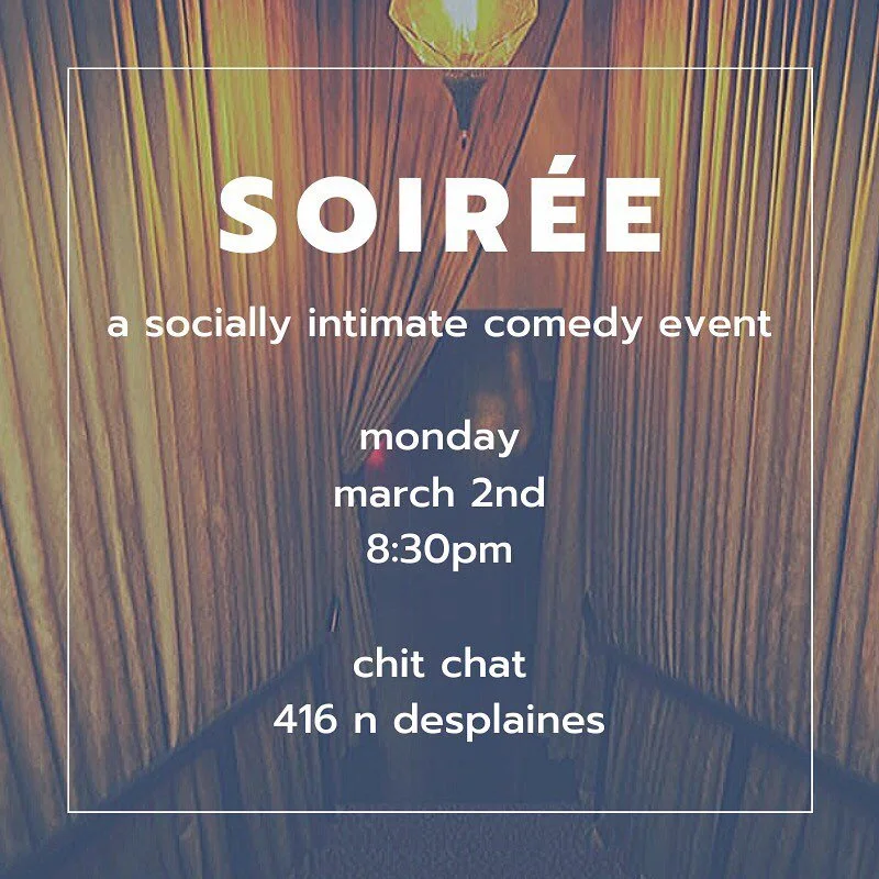 Soiree: A Socially Intimate Comedy Event