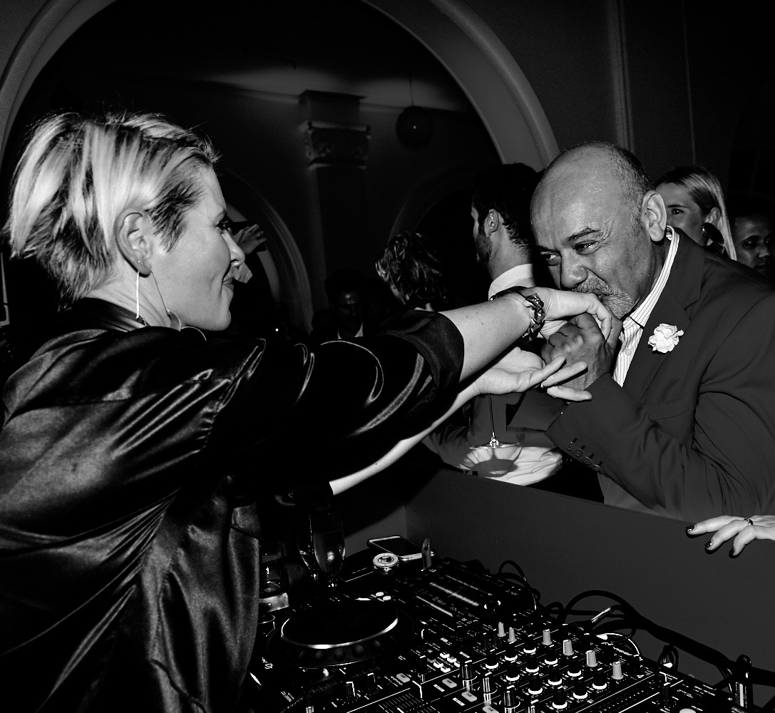 Dj Niki de Saint and Christian Louboutin 2.jpg