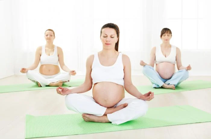 Yoga keeps expectant mom's stress at bay