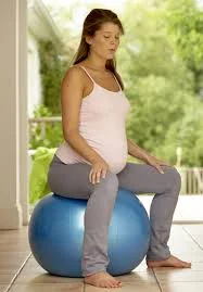 Using a birth ball?