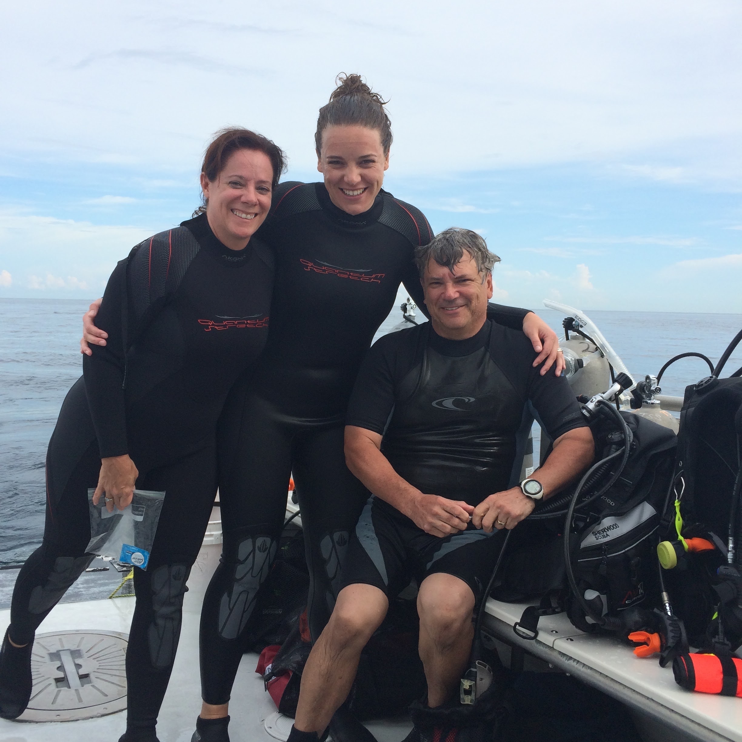 Raelyn and I with our awesome instructor Dave