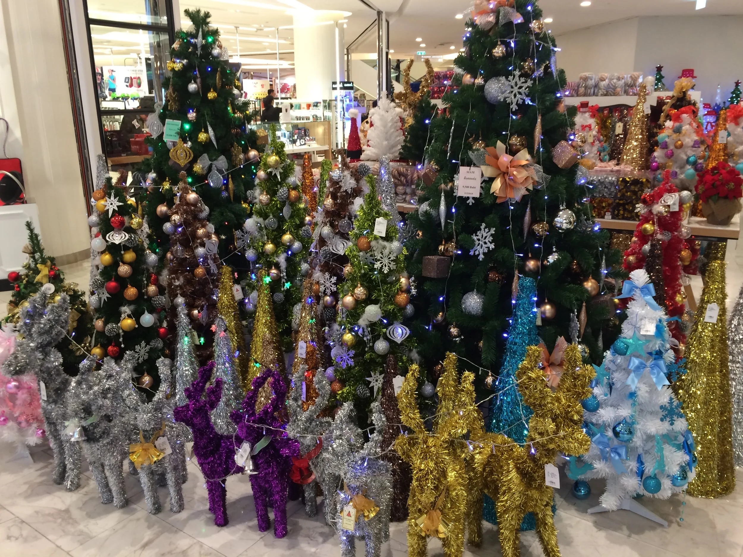 Christmas decorations in Bangkok