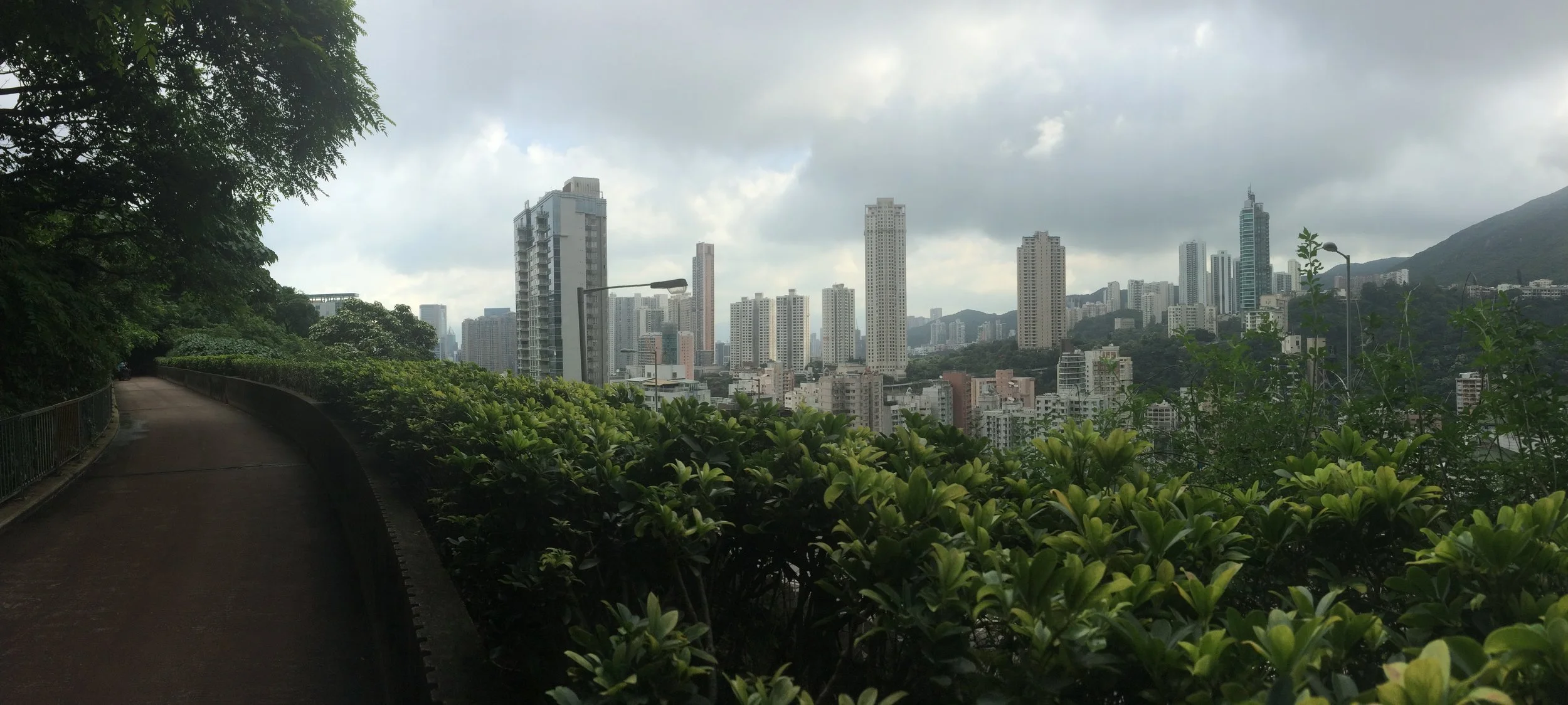 The view from part of the Bowen Road Trail