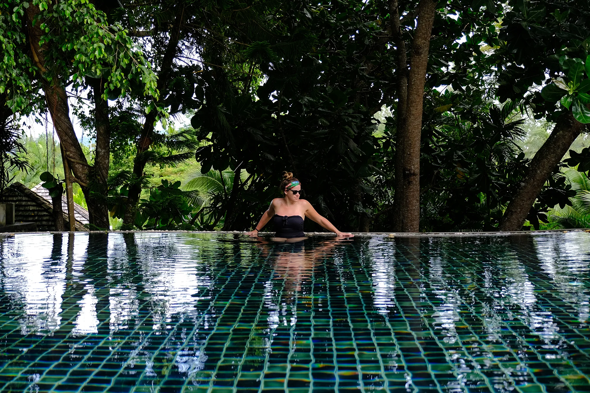 Vamping in the spa pool
