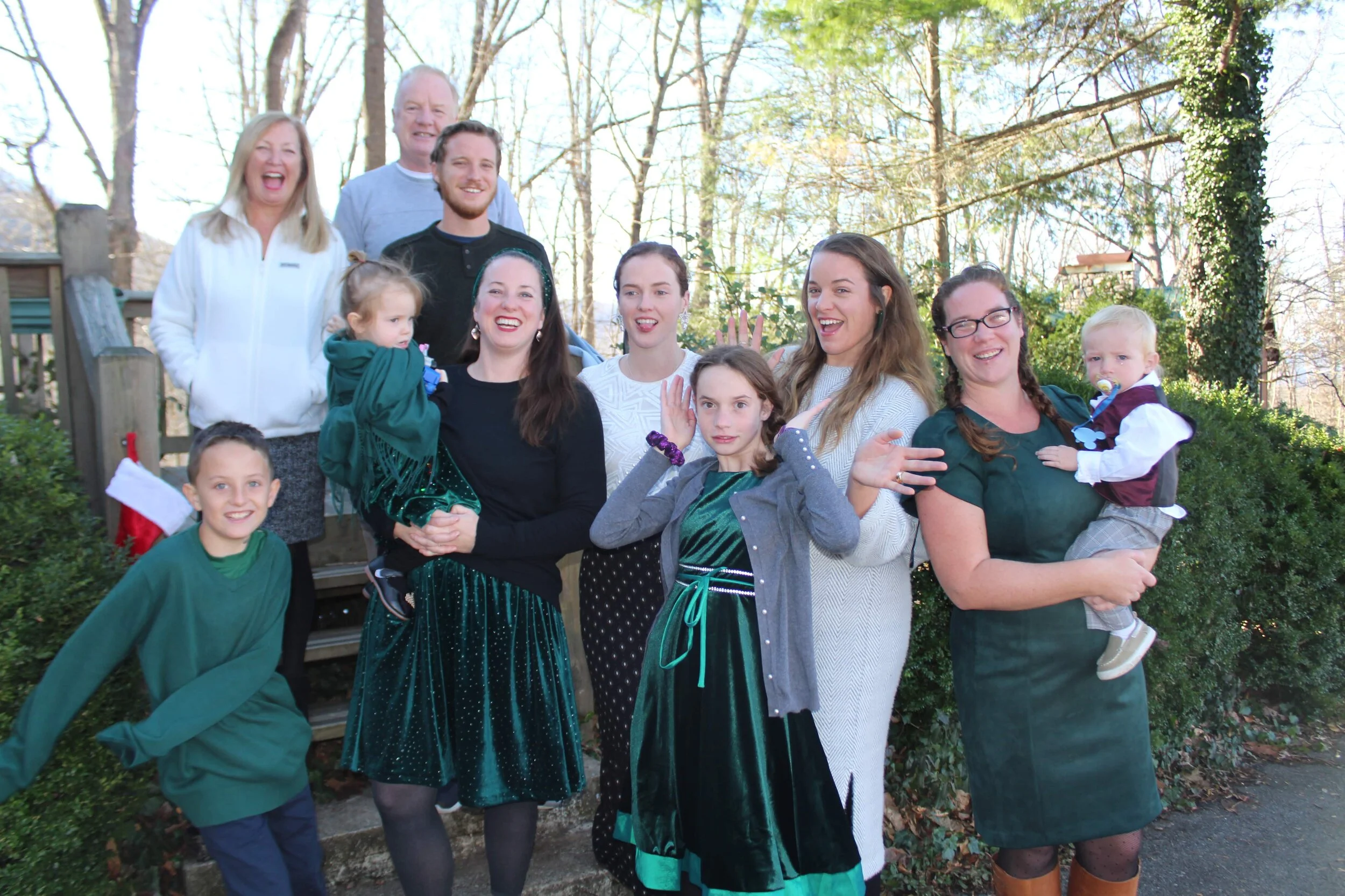 Family Christmas in North Carolina