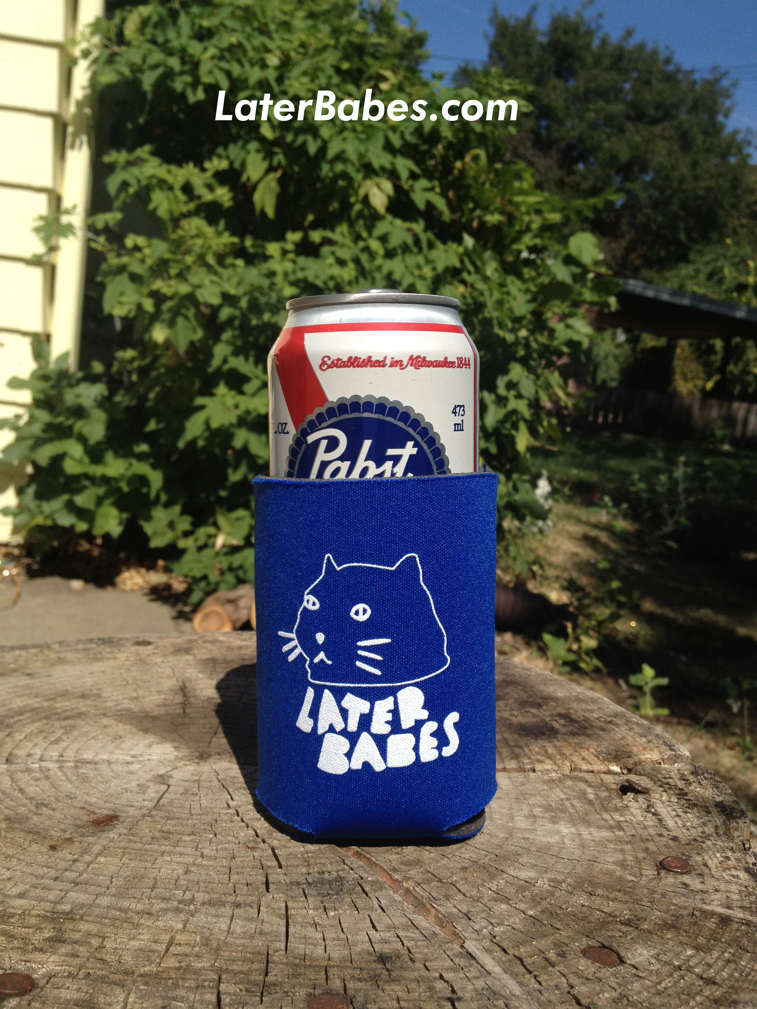 Cat Logo koozie