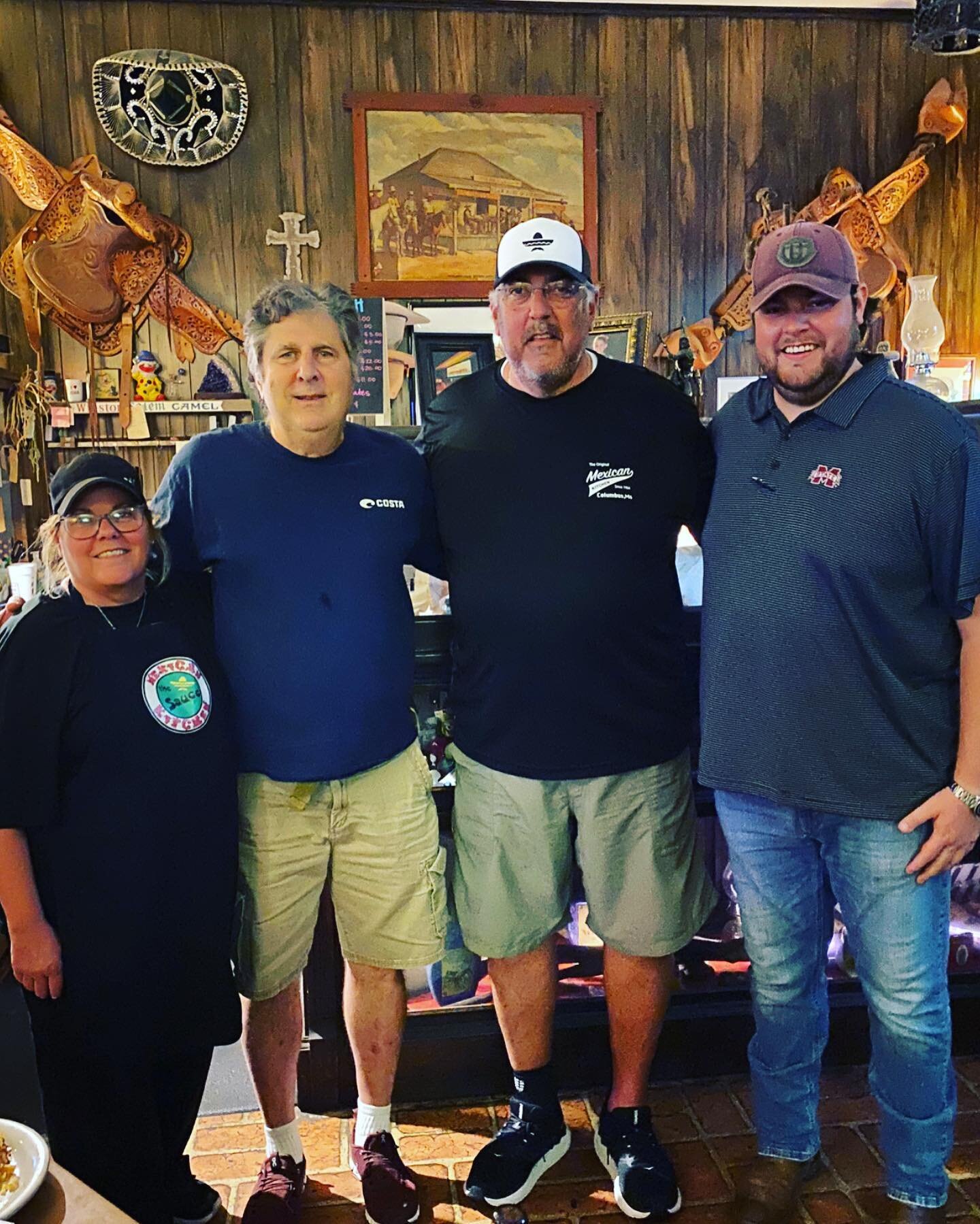 We were saddened to hear of the passing of Mississippi State football coach Mike Leach this morning. It was such an honor and privilege to have him dine with us. He was so kind to all of our customers and staff and he truly made the world a better pl
