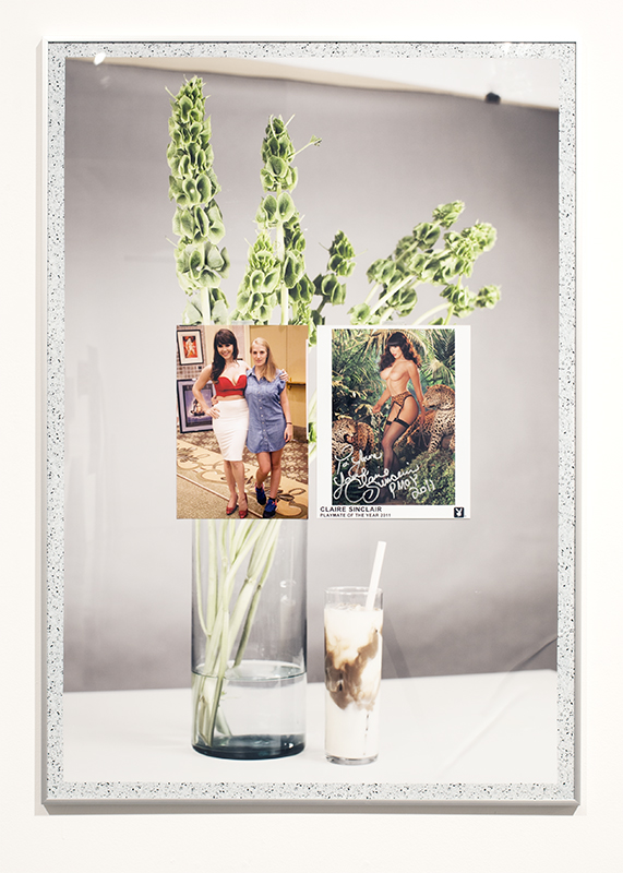 Claire Sinclair, October 2010, 2015, Archival inkjet prints, autograph, vinyl, 39 ¼" x 28"