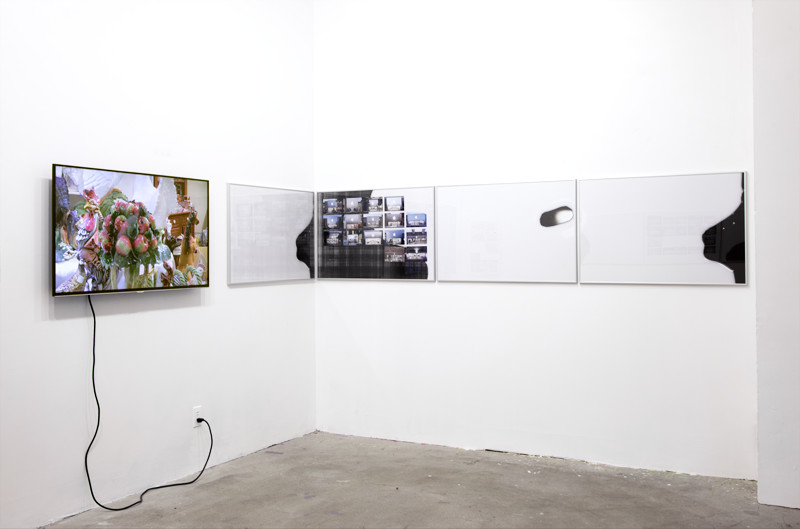 Installation view Coconut Point, 2016, Calarts REEF Residency, Los Angeles