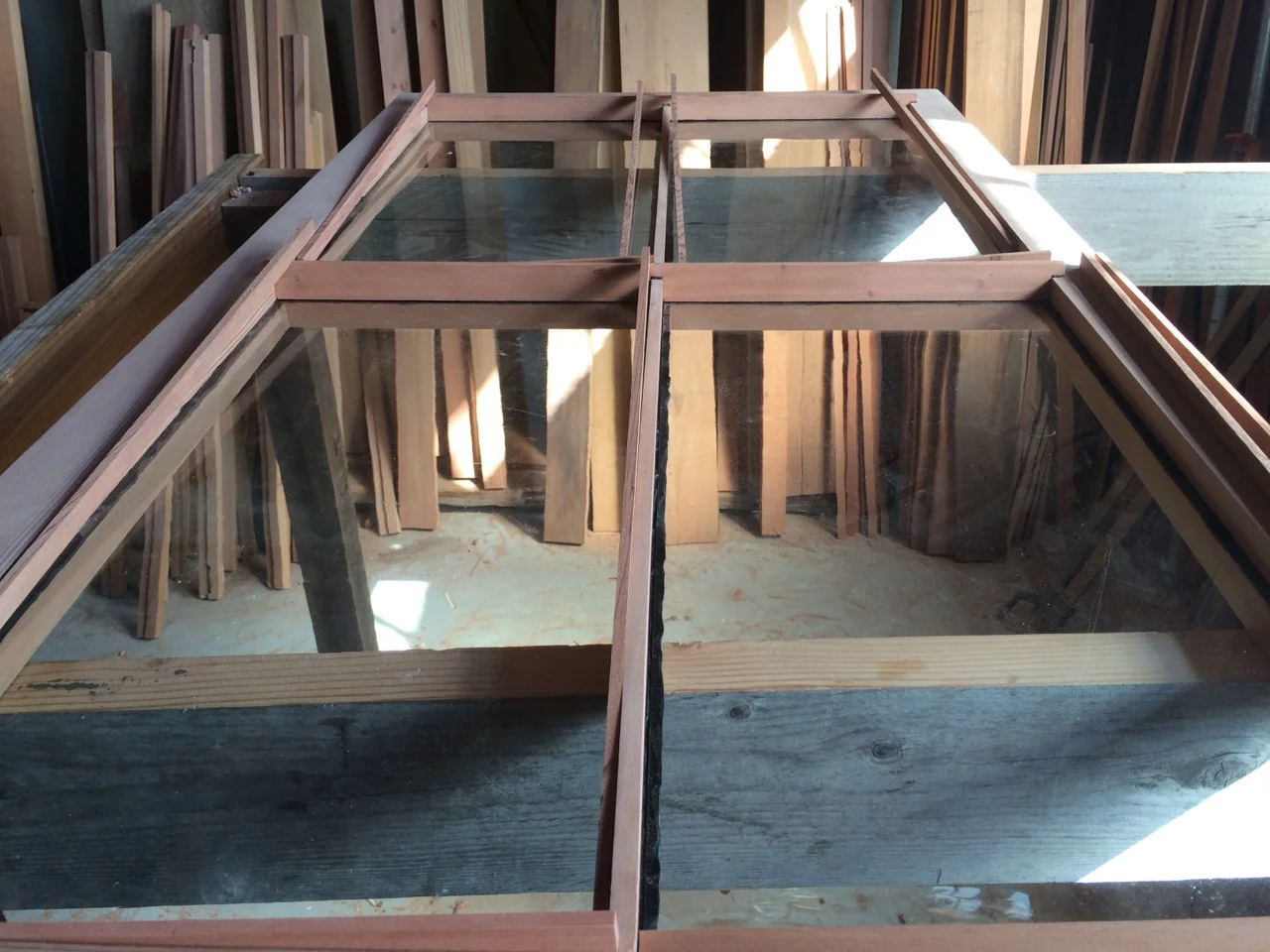 Redwood Window Glass Installation