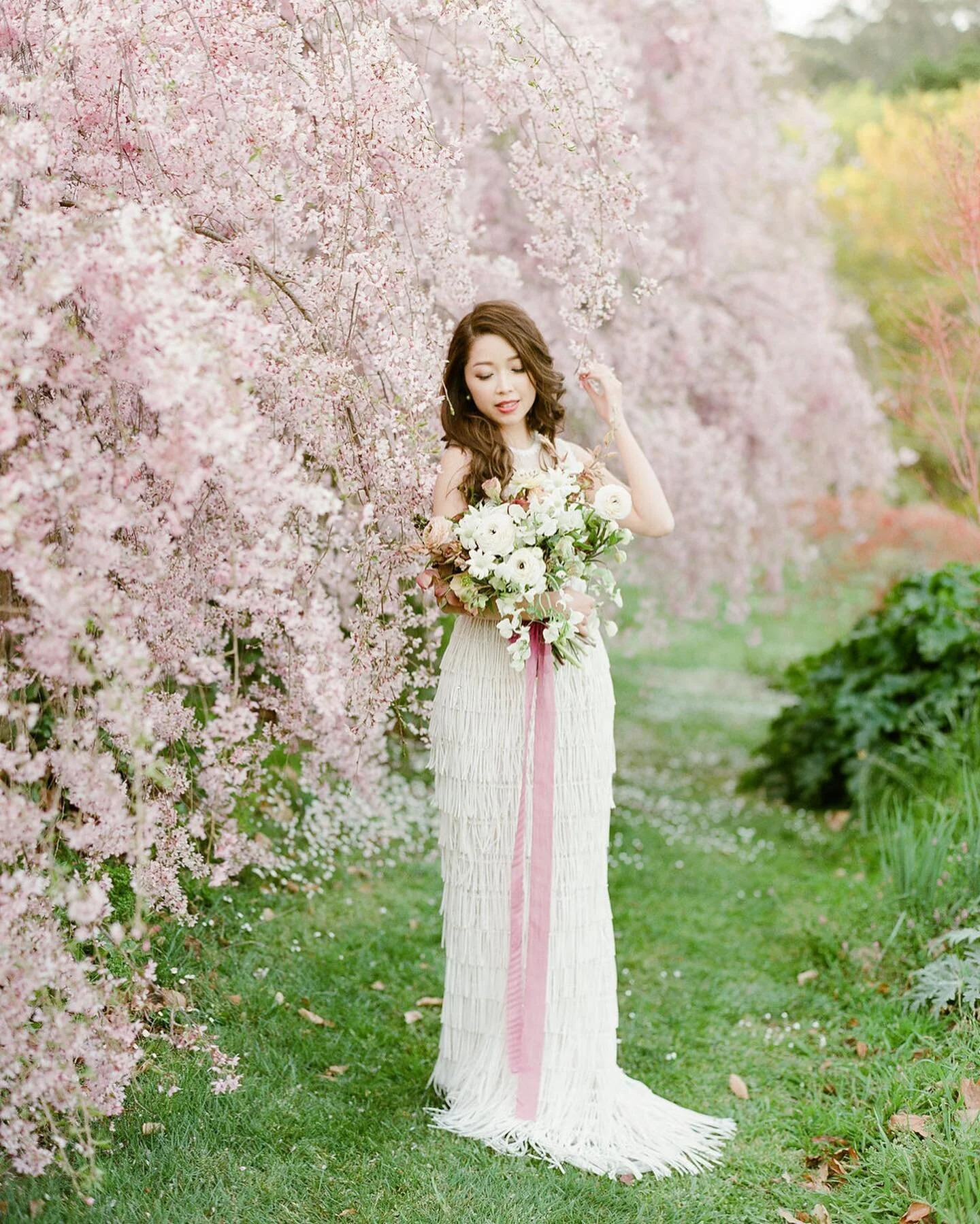 There&rsquo;s nothing quite like cherry blossom season 😍

Photography @ameliasoegijonophoto 
Flowers @jardinebotanic 
Styling @sierraramke 
Hair and makeup @kaoriharigae 
Gowns @yeftagunawan