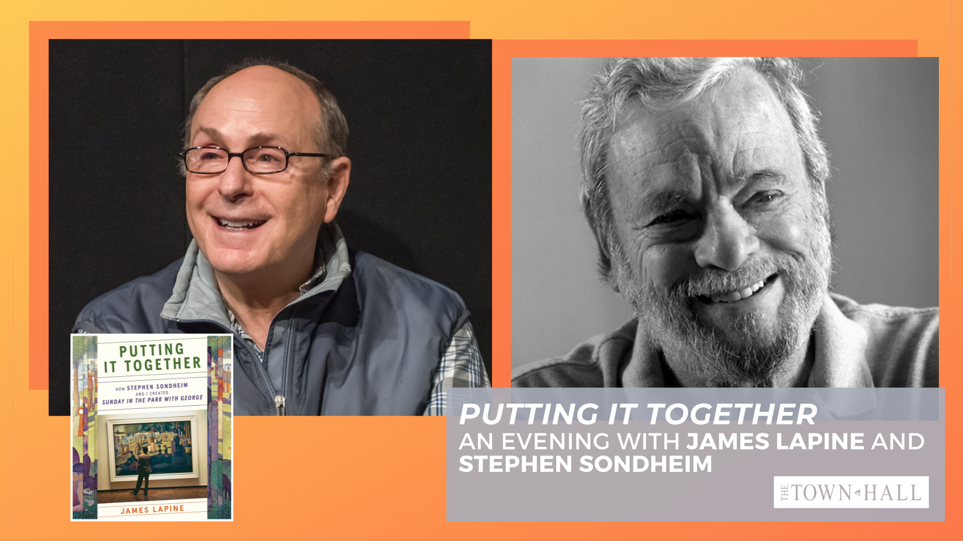 Putting It Together: An Evening with James Lapine and Stephen Sondheim