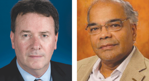   Australian High Commissioner to Sri Lanka Bryce Hutchesson and Prof. Prema-Chandra Athukorala  