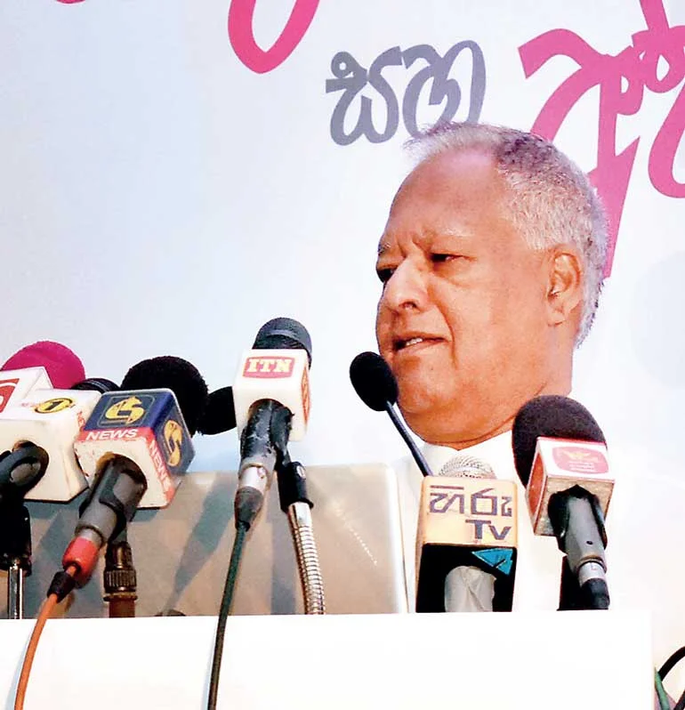   Dr. Sarath Amunugama Minister of Special Assignments  