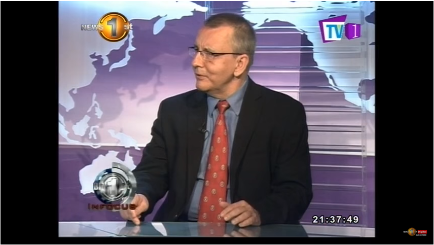 Fred McMahon speaks to NewsFirst on Economic Freedom and Sri Lanka